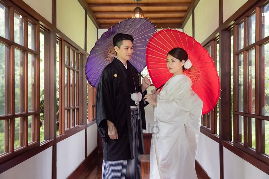 圖 / 婚紗照風格 5：畫面篇 - 日式婚紗照。（ 作品來源：Wphoto、京都和服館 ）