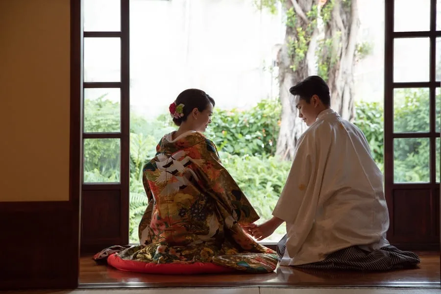 圖 / 婚紗照風格 5：畫面篇 - 日式婚紗照。（ 作品來源：Wphoto、京都和服館 ）