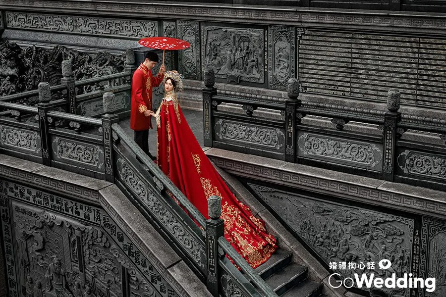 圖 / 婚紗照風格 13：造型篇 - 中式婚紗 x 宮廷風格。（ 作品來源：婚禮掏心話 ）